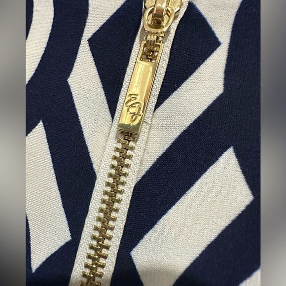 $180 Eliza J Print Jersey A-Line Shift Sheath Cocktail Dress Sz 12 - Picture 5 of 6